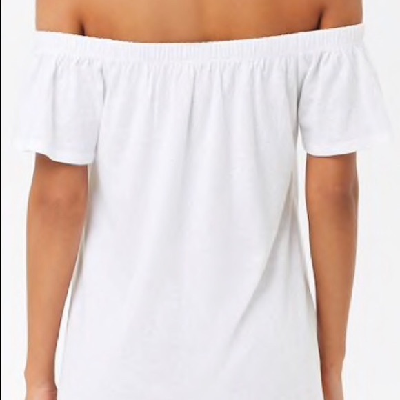 SOLD FOREVER 21 Off-Shoulder T-Shirt Dress - Picture 3 of 5